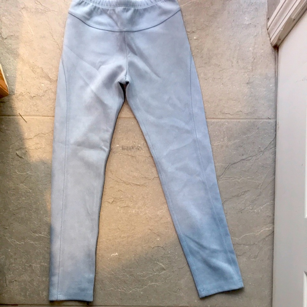 Kate Mack faux suede leggings pants size 10